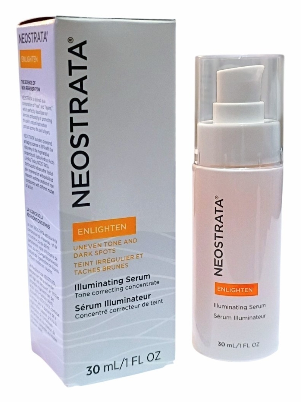 NeoStrata Enlighten Illuminating Serum 1 Oz Dark Spots Uneven Skin Tone NIB